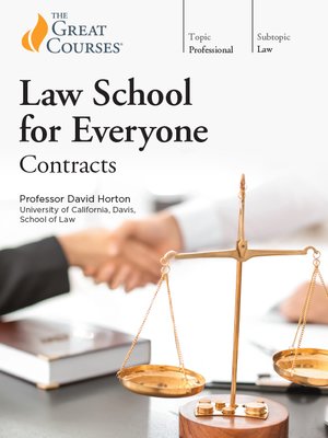 cover image of Law School for Everyone: Contracts